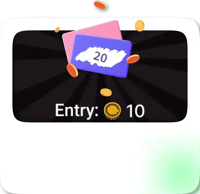 Scratch card — 10 coin entry